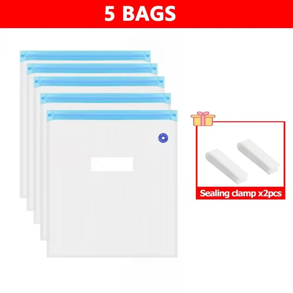 Zavique Vacuum Storage Bag Set with USB Electric Pump