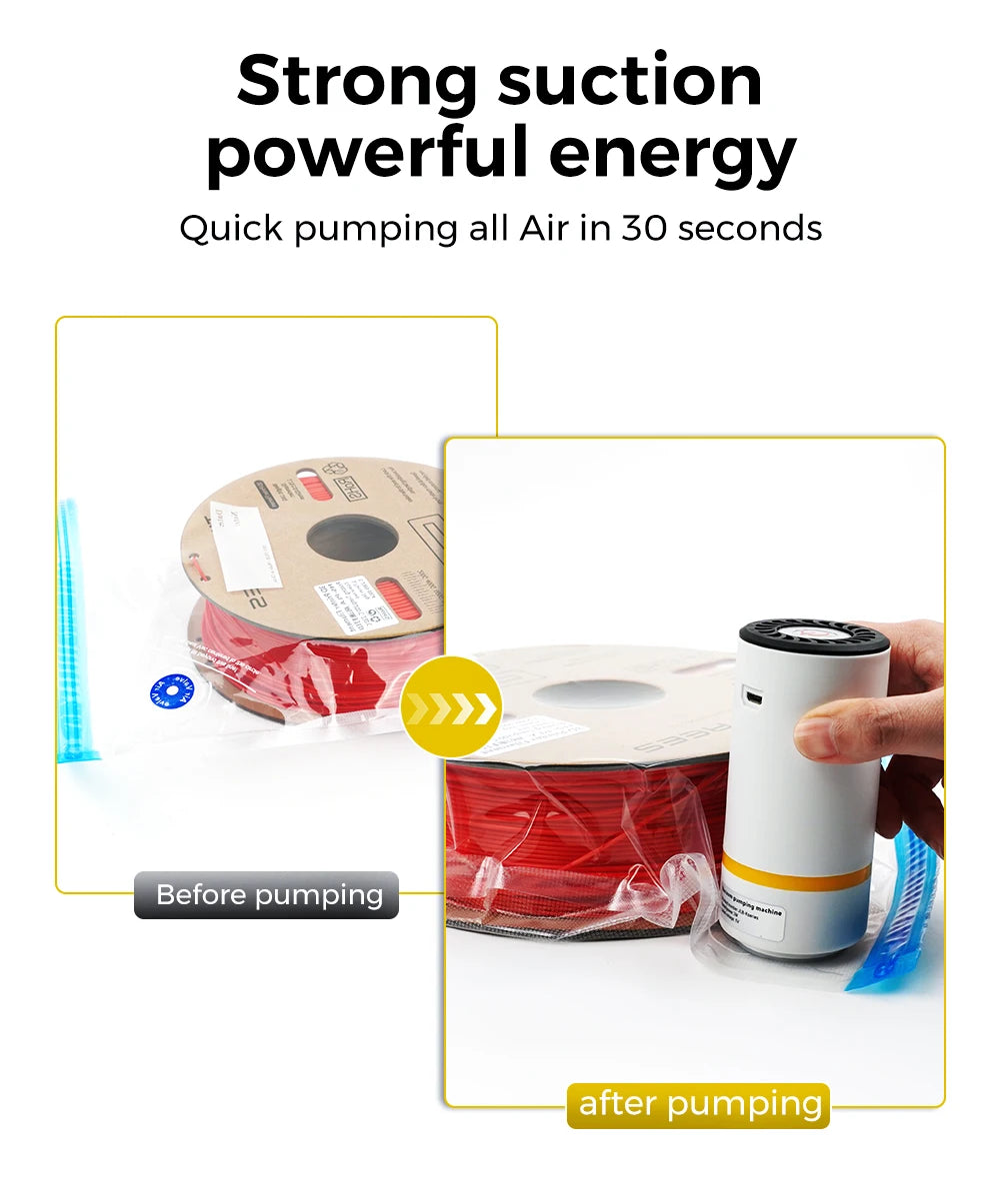 Zavique Vacuum Storage Bag Set with USB Electric Pump