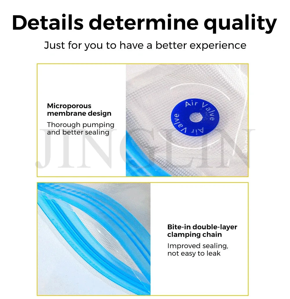 Zavique Vacuum Storage Bag Set with USB Electric Pump