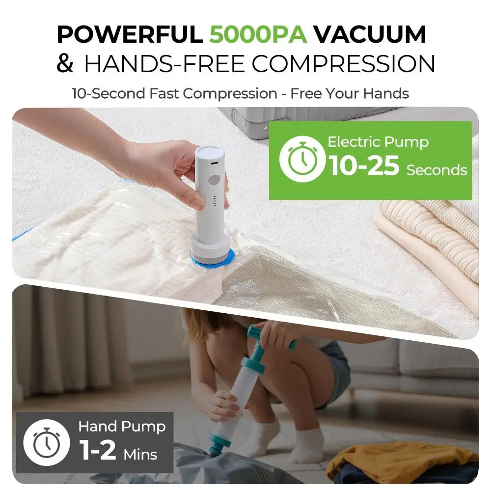 Zavique USB Rechargeable Vacuum Storage Pump